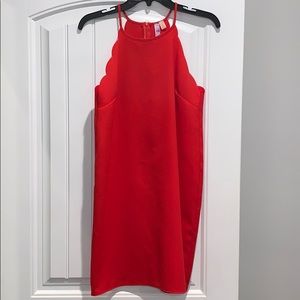 Francescas Scalloped Dress